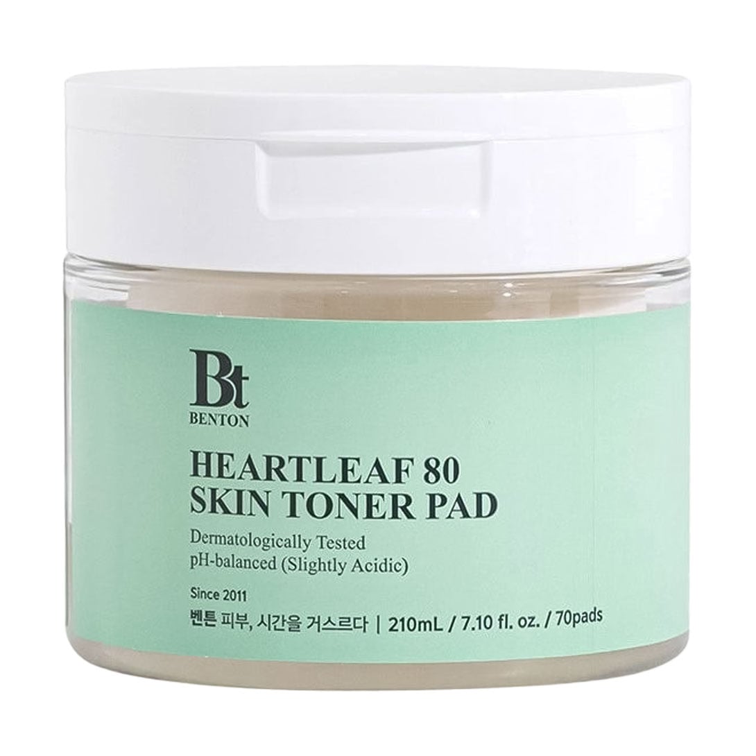 Пілінг-диски для обличчя Benton Heartleaf 80 Skin Toner Pad, 70 шт